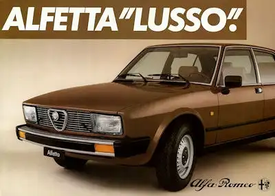 Alfa-Romeo Alfetta Lusso Prospekt 1.1982