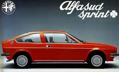 Alfa-Romeo Alfasud Sprint Prospekt ca. 1976