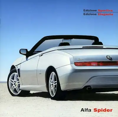 Alfa-Romeo Spider Edizione Sportivo / Elegante Prospekt ca. 2002