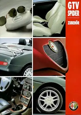 Alfa-Romeo Spider / GTV Zubehör Prospekt 9.1997