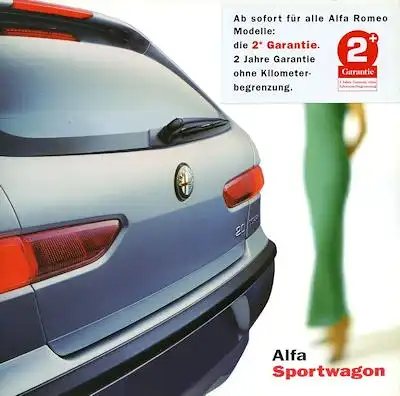 Alfa-Romeo Sportwagon Prospekt 9.2000