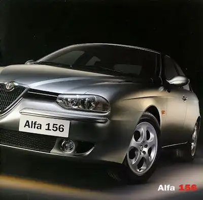 Alfa-Romeo 156 Prospekt 4.2002