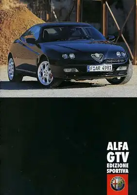 Alfa-Romeo GTV Edizione Sportiva Prospekt 2001