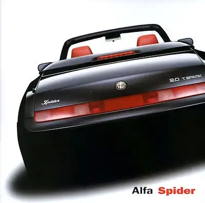 Alfa-Romeo Spider Prospekt 8.2001