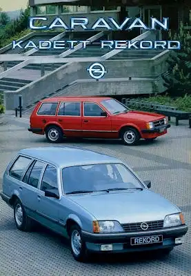 Opel Kadett D Rekord E Caravan Prospekt 1984