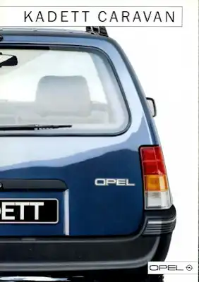 Opel Kadett E Caravan Prospekt 7.1986