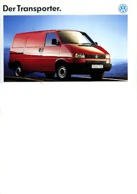 VW T 4 Transporter Prospekt 2.1993