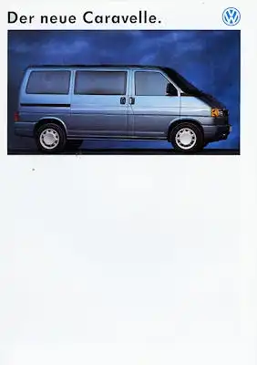 VW T 4 Caravelle Prospekt 12.1990