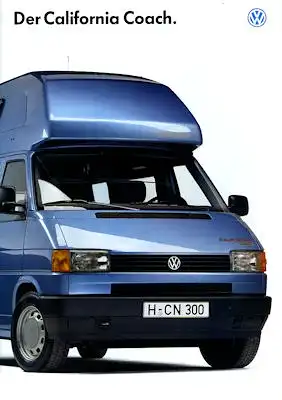 VW T 4 California Coach Prospekt 8.1994