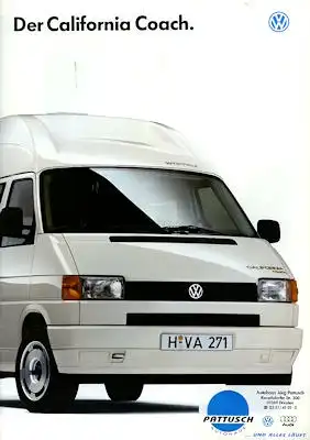 VW T 4 California Coach Prospekt 3.1995