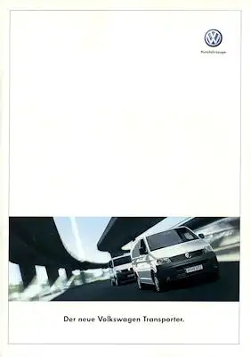 VW T 5 Tranporter Prospekt 4.2003