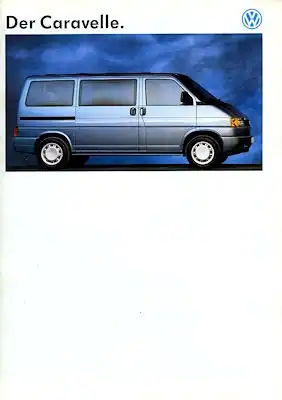 VW T 4 Caravelle Prospekt 1.1992