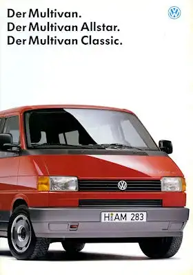 VW T 4 Multivan Prospekt 1.1995