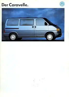 VW T 4 Caravelle Prospekt 3.1993