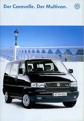 VW T 4 Caravelle und Multivan Prospekt 2.1997