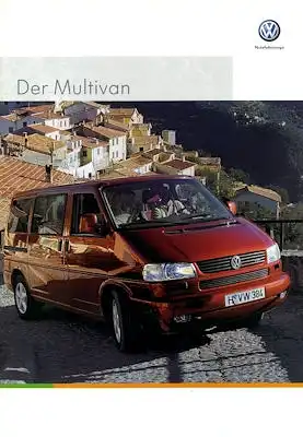 VW T 4 Multivan Prospekt 8.2001