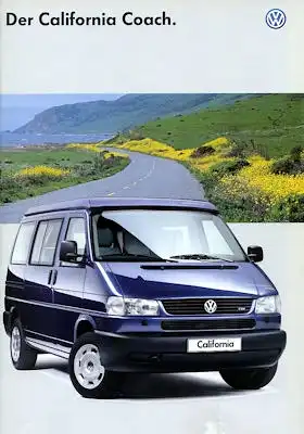 VW T 4 California Coach Prospekt 6.1996