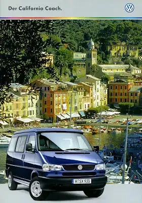 VW T 4 California Coach Prospekt 8.1998