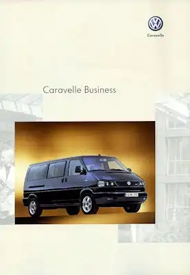 VW T 4 Caravelle Business Prospekt 3.2002