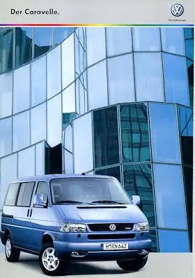 VW T 4 Caravelle Prospekt 9.2000