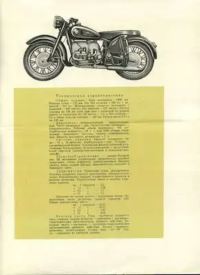 M 53 Motorrad Prospekt 1957