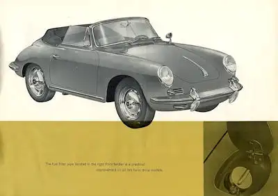 Porsche 356 B Prospekt 10.1961 e