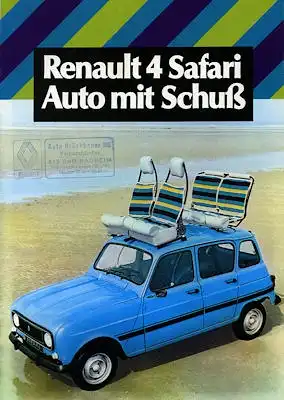 Renault 4 Safari Prospekt ca. 1977