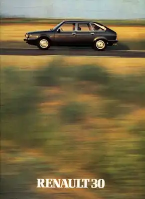Renault 30 Prospekt ca. 1980