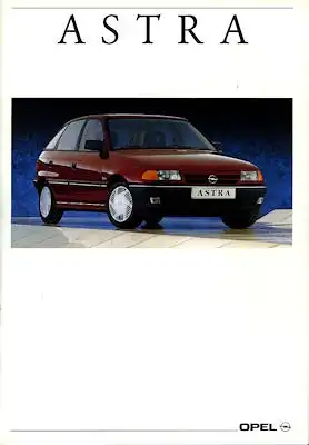 Opel Astra Prospekt 9.1991