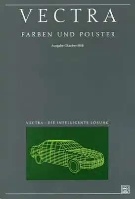 Opel Vectra Farben 10.1988