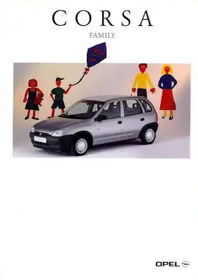Opel Corsa Family Prospekt 4.1996