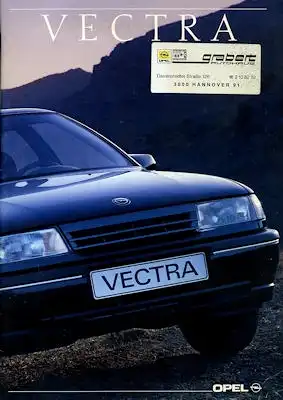 Opel Vectra Prospekt 9.1989