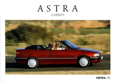 Opel Astra Cabrio Prospekt 4.1993