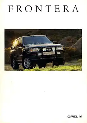 Opel Frontera Prospekt 3.1995