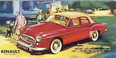 Renault Frégate Prospekt 1956