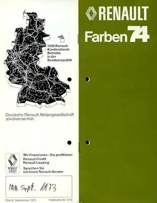 Renault Farben 9.1973