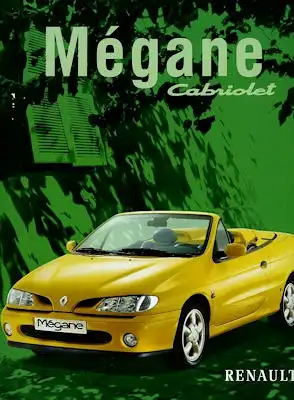 Renault Mégane Cabriolet Prospekt 3.1998