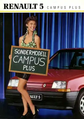 Renault 5 Campus Plus Prospekt 1992
