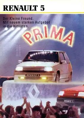 Renault 5 Prima Prospekt 1991