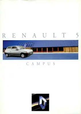 Renault 5 Campus Prospekt 10.1992