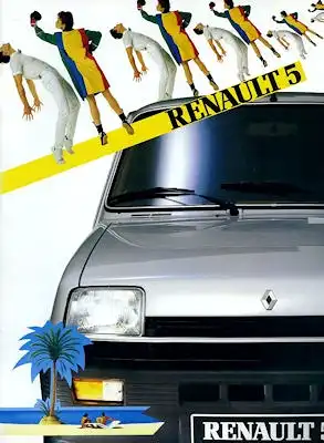 Renault 5 Prospekt ca. 1984
