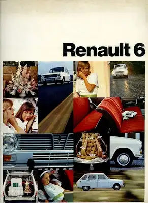 Renault 6 Prospekt ca. 1973