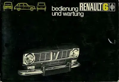 Renault 6 Bedienungsanleitung 7.1970