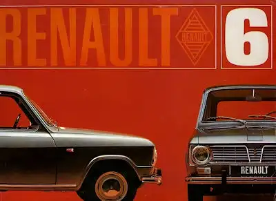 Renault 6 Prospekt ca. 1968