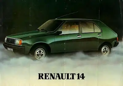 Renault 14 Prospekt ca. 1982