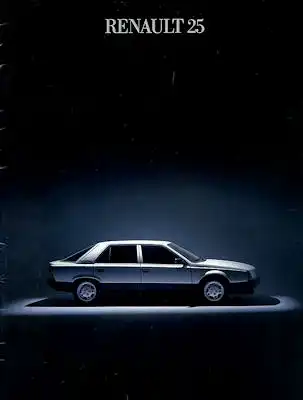 Renault 25 Prospekt ca. 1984