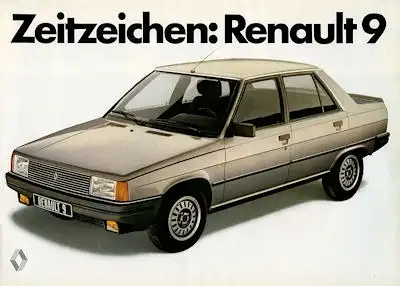 Renault 9 Prospekt ca. 1986