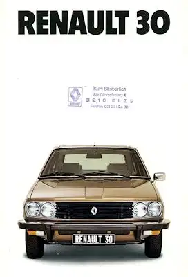 Renault 30 Farben ca. 1978