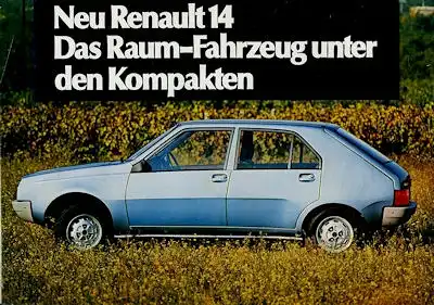 Renault 14 Prospekt 1976
