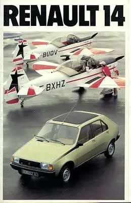 Renault 14 Prospekt ca. 1979